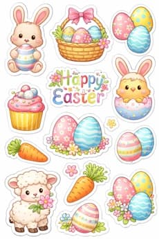 Magical Easter Stickers